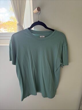 Main Character Sage Green Crewneck Tee